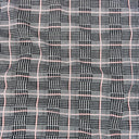 Coral Printed Plaid Stretch Techno Crepe Fabric 141