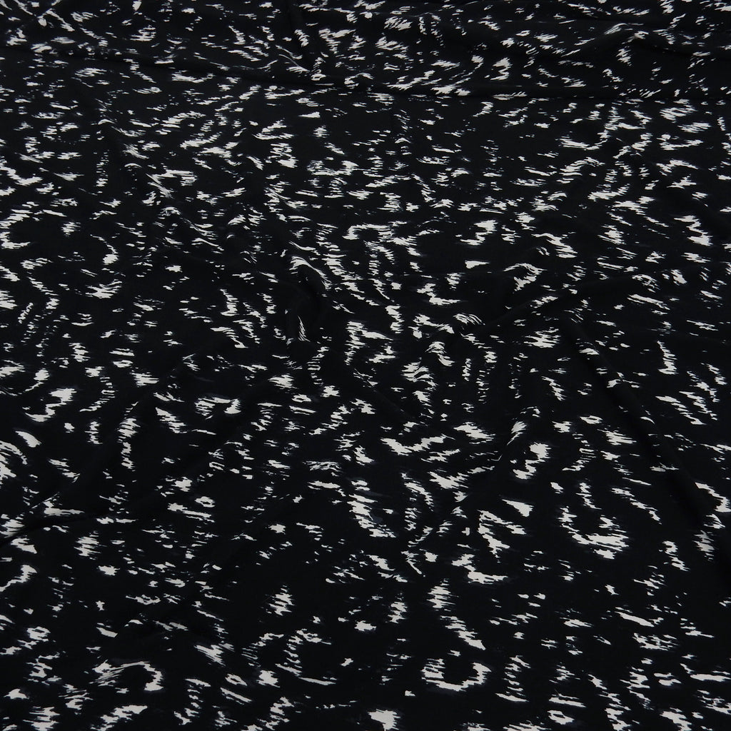ITY Jersey Knit Fabric 307 Skin Black and Dove Grey