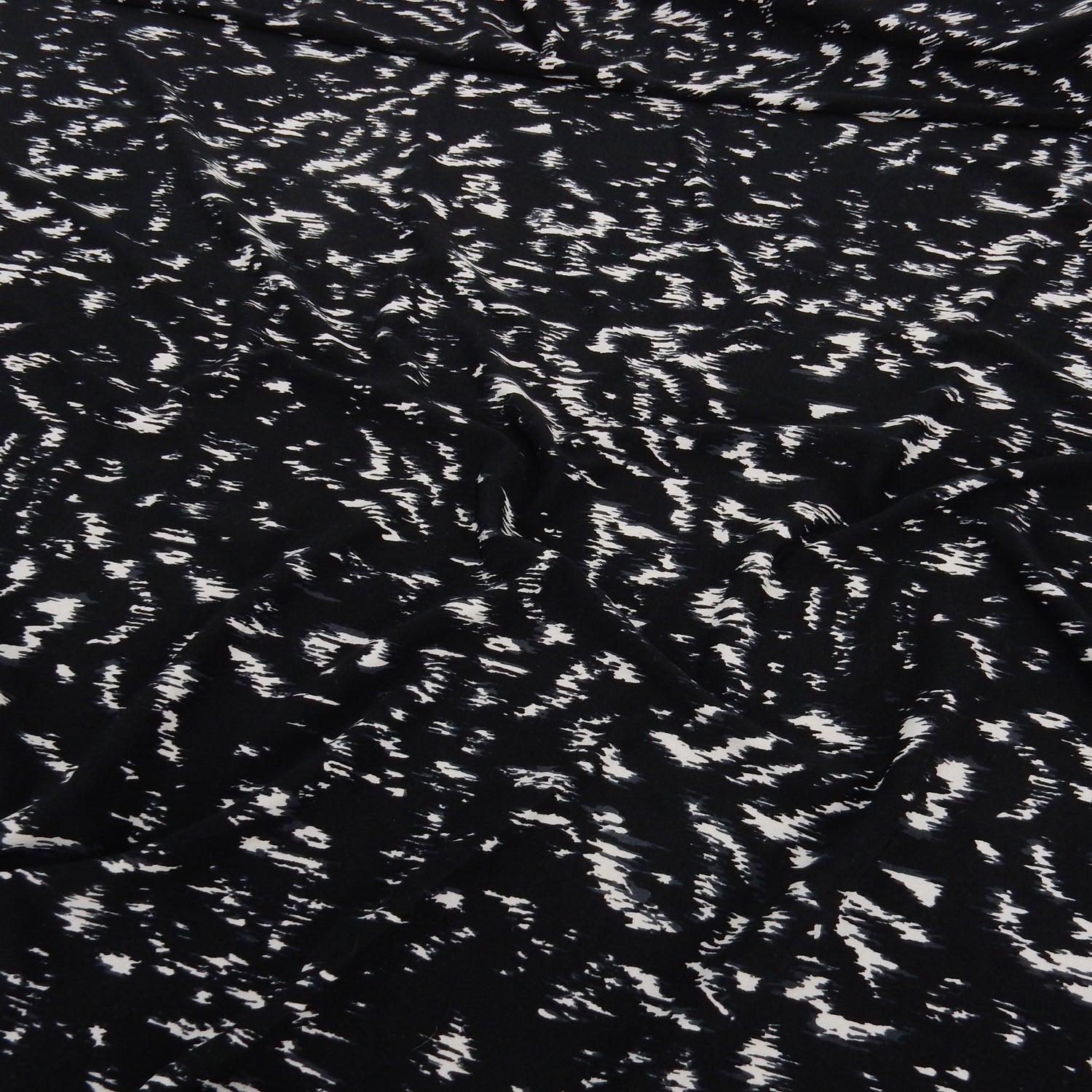 ITY Jersey Knit Fabric 307 Skin Black and Dove Grey