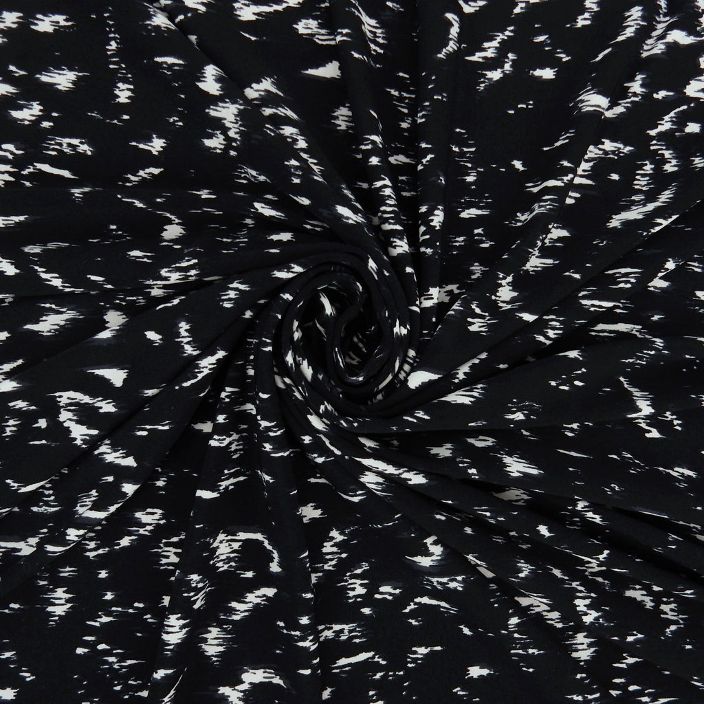ITY Jersey Knit Fabric 307 Skin Black and Dove Grey
