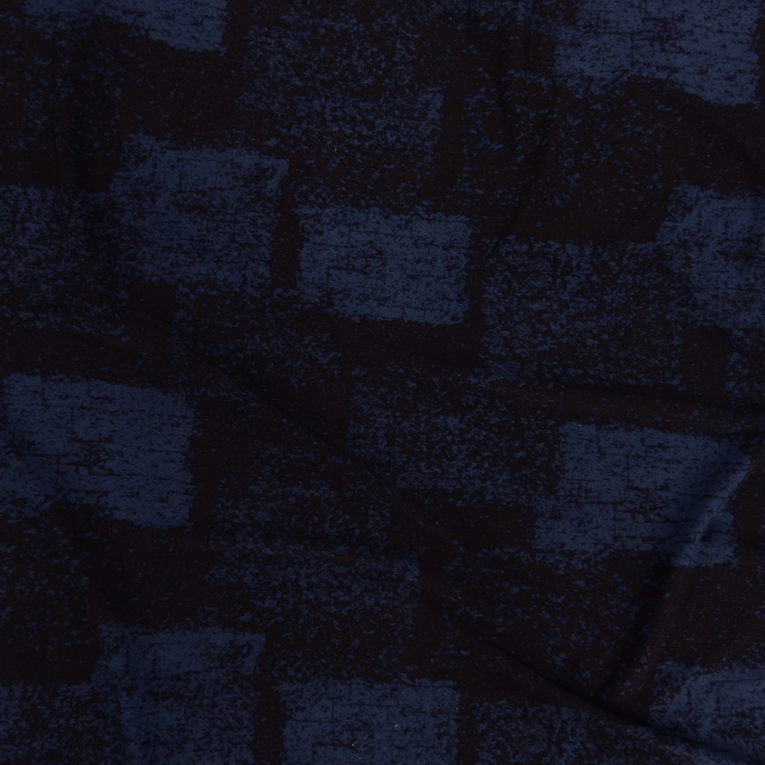 ITY Jersey Knit Fabric 309 Blue & Black