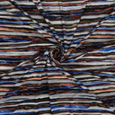 ITY Jersey Knit Fabric 310 Stripe Coral/Fuschia/Gray