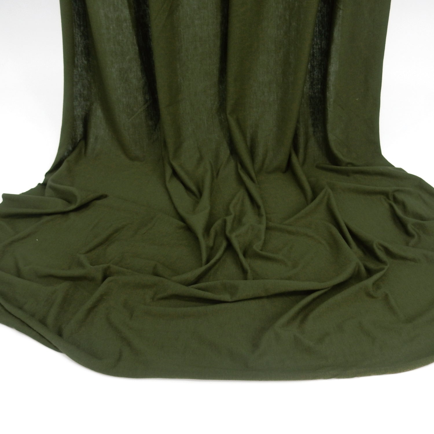 Lightweight Rayon Jersey Fabric 136 Olive Green