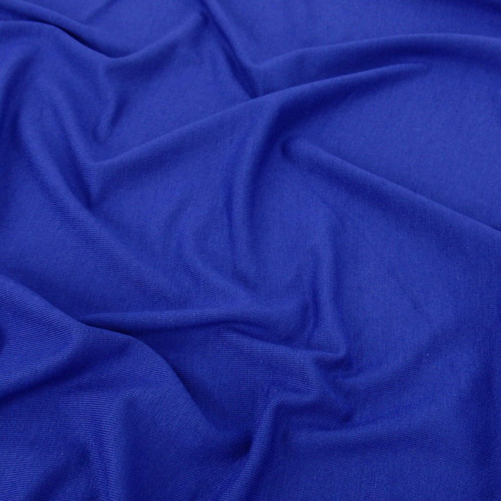 Cobalt Blue Rayon-Spandex Jersey Fabric 146