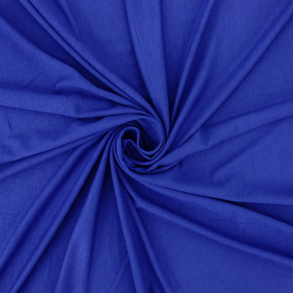Cobalt Blue Rayon-Spandex Jersey Fabric 146