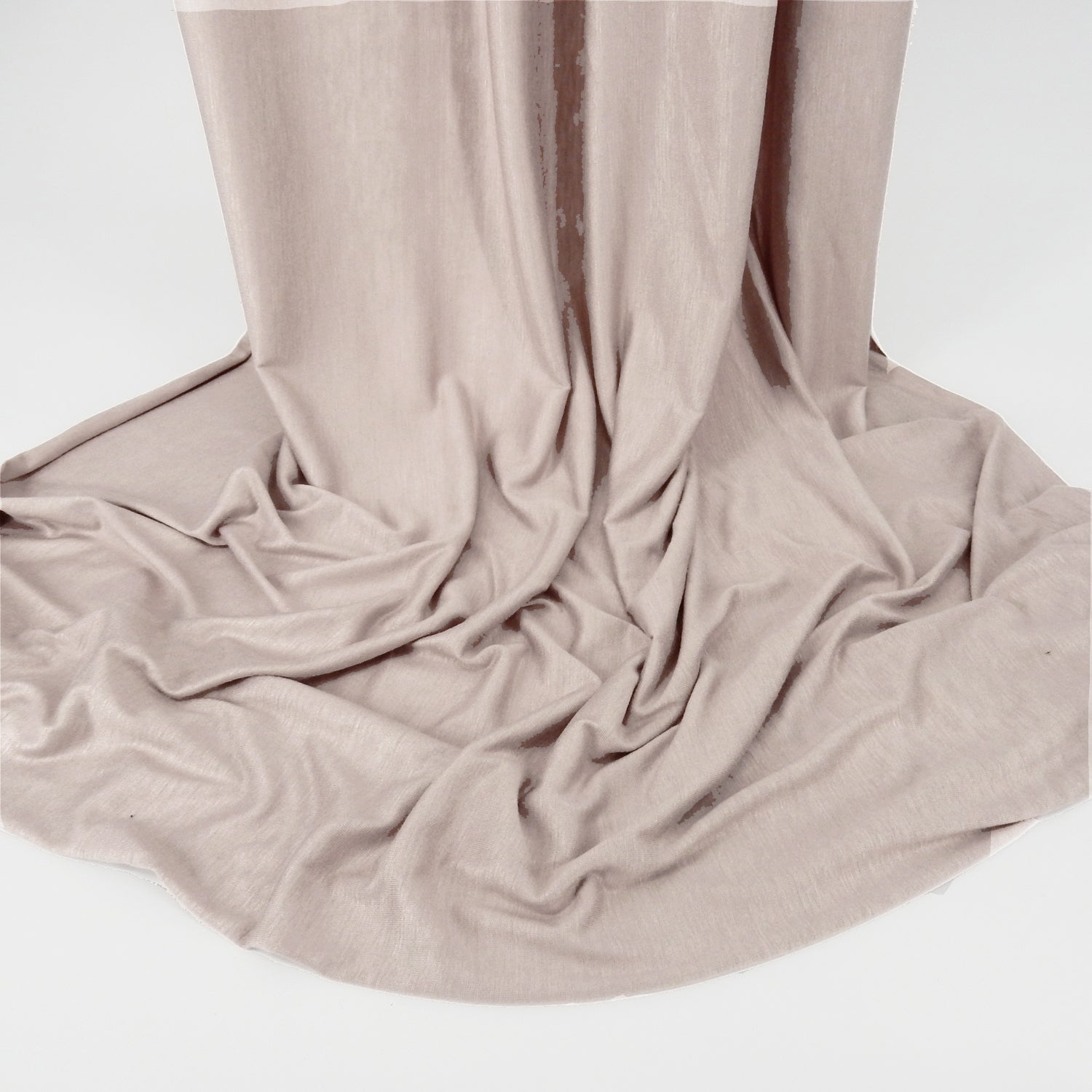 Pale Taupe Rayon-Spandex Lightweight Jersey Fabric 138