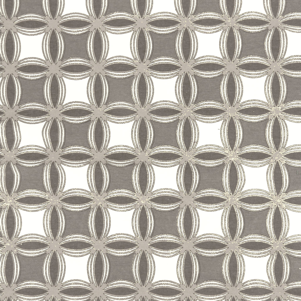 Taupe &amp; Grey Neutral Infinity Printed 7-Ounce Cotton Duck Fabric 295