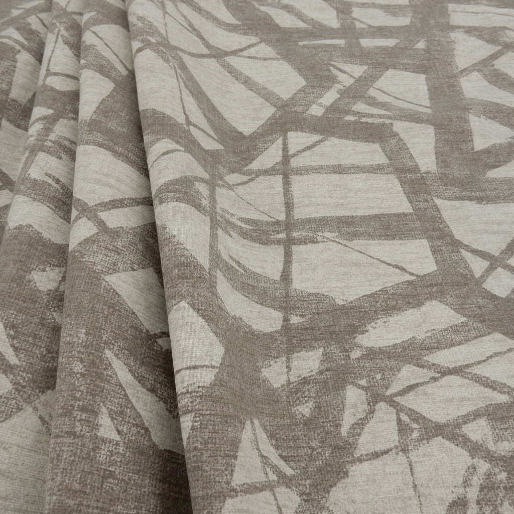 Taupe Watercolor Mist Printed 7-Ounce Cotton Duck Fabric 284