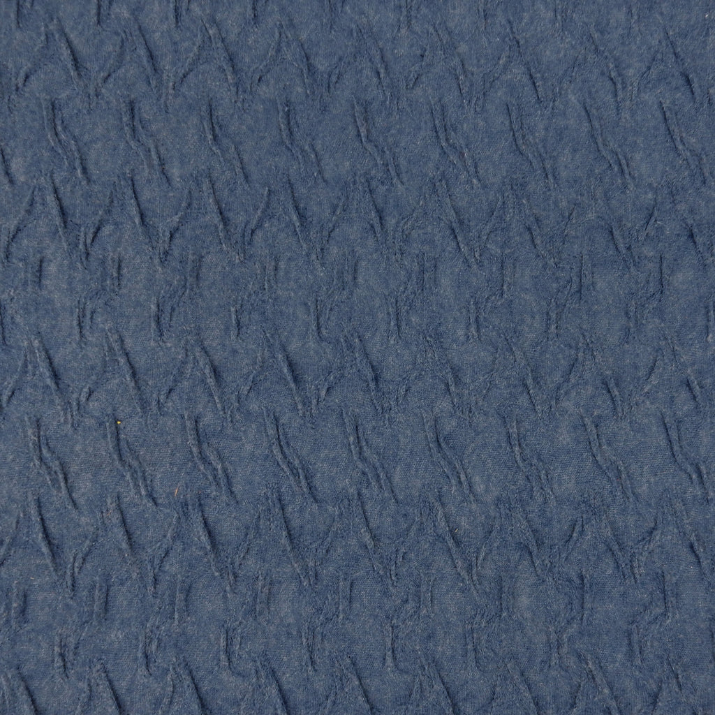 Dusty Blue Heather textured Jersey Knit 142