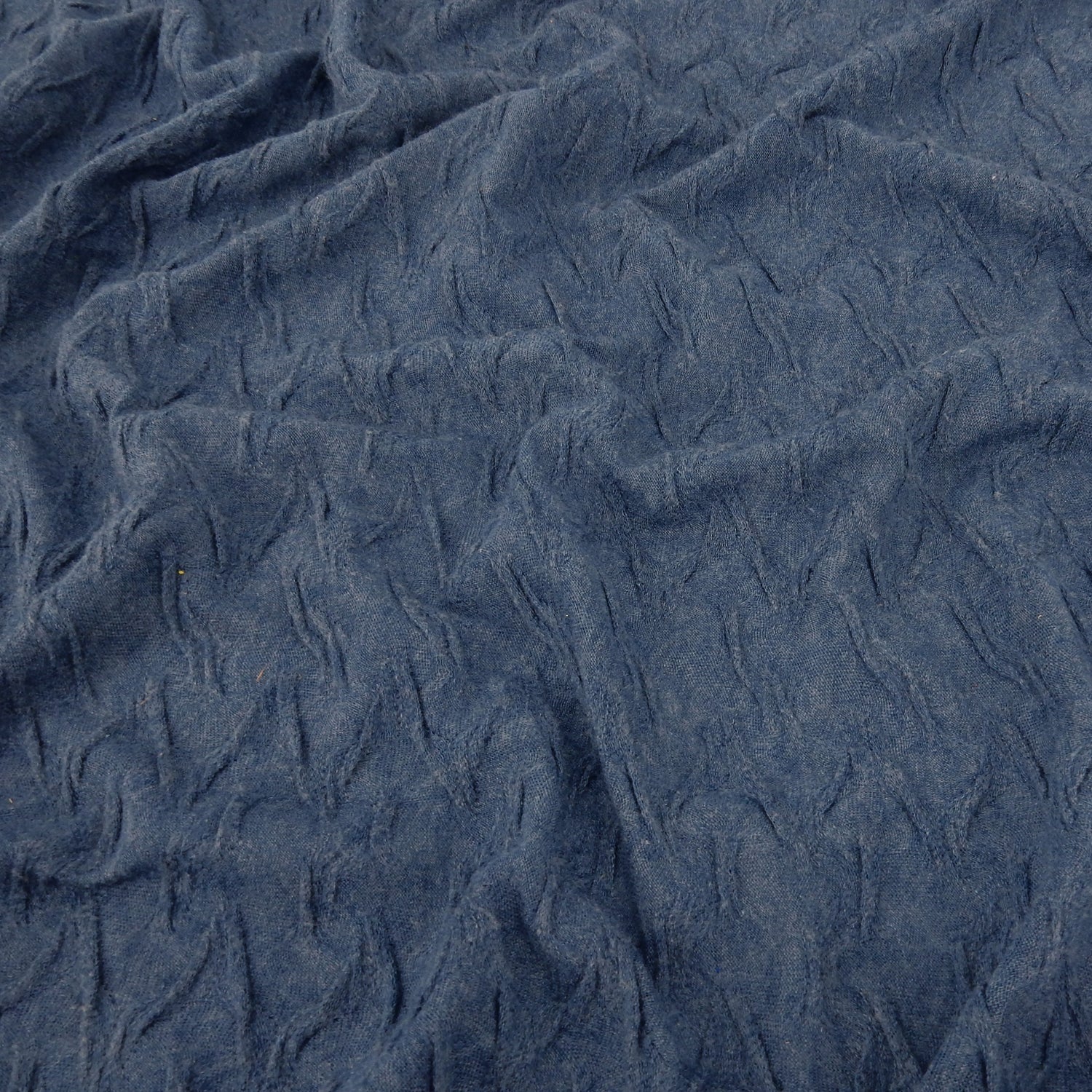 Dusty Blue Heather textured Jersey Knit 142