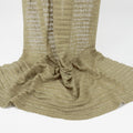 Natural Textured-Stripe Open-Weave Faux Linen Fabric 144